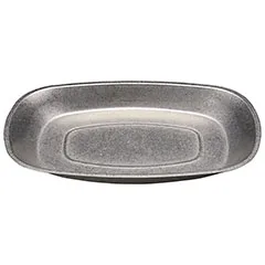 Groovy Açık Büfe Retro Sunum Tabağı, 25,5x16,5x2,4 cm