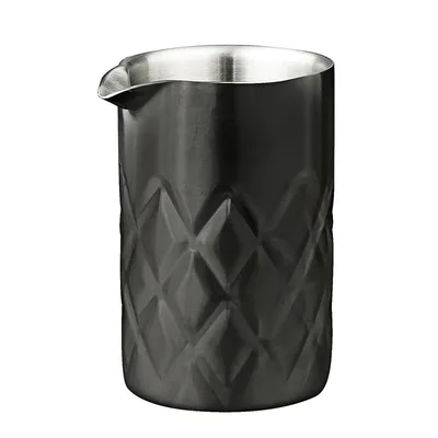 Groovy Çelik Mixing Glass, 540 cc, Siyah