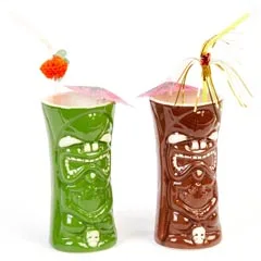 Groovy Ceramic Tiki Mug, 8x17,5 cm, 440 cc