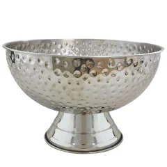 Groovy Dövme Çelik Punch Kasesi, 35 cm