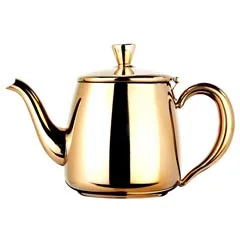 Groovy GRV-254 Çelik Kahve ve Çay Potu, 550 mm, Altın
