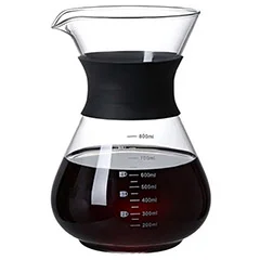 Groovy GRV-CP-02 Kahve Demleme Sürahisi, Cam, 800 ml