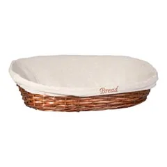 Groovy Hasır Açık Büfe Oval Konik Sepet, 55x40x7/17 cm
