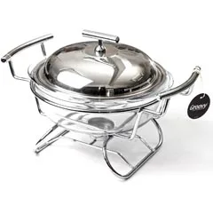 Groovy Isıtıcılı Yemek Servis, Yuvarlak 1,9 Lt, 33x23,6x20,5 cm