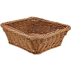 Groovy Plastik Kare Sepet, 19x19x7 cm