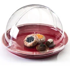 Groovy Renkli Yuvarlak Melamin Tepsili Rolltop, 39x5 cm
