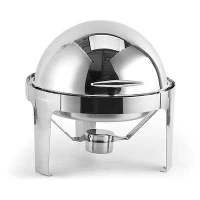Groovy Rolltop Yuvarlak Chafing Dish, 6 Lt