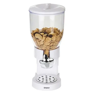 Groovy Tekli Corn Flakes Dispenser, 3,5 L, Beyaz