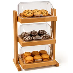 Groovy Üç Katlı Rolltop Teşhir Standı, 42x29x72 cm