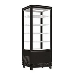 Gtech Dik Tip Soğuk Teşhir Ünitesi, Köşeli, 98 Litre, 42.8x38.6x111 cm