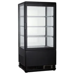 Gtech RT68L Dik Tip Soğuk Teşhir Vitrini, 68 L, 45,2x40.6x89,1 cm, Siyah