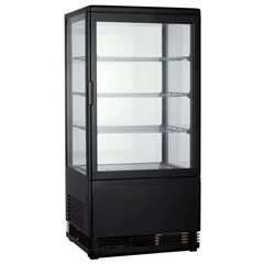 Gtech RT68L Dik Tip Soğuk Teşhir Vitrini, 68 L, 45,2x40.6x89,1 cm, Siyah