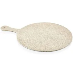 Happy Chef Granite Kulplu Pano, 35 cm, Beyaz