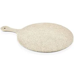 Happy Chef Granite Kulplu Pano, 35 cm, Beyaz