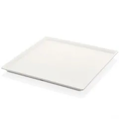 Happy Chef Maya Kare Servis Tabağı, 35x35 cm, Beyaz