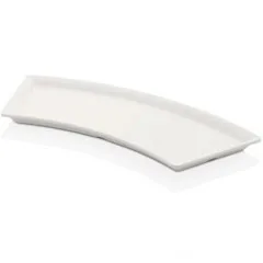 Happy Chef Maya Kare Servis Tabağı, 40x15cm, Beyaz