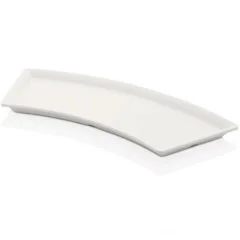 Happy Chef Maya Kare Servis Tabağı, 40x15cm, Beyaz