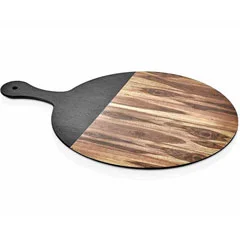 Happy Chef Walnut Kulplu Pano, 30 cm