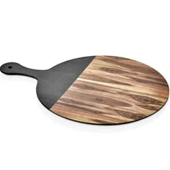 Happy Chef Walnut Kulplu Pano, 35 cm, Siyah