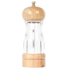 Hazzar Akrilik Ahşap Tuz Biber Değirmeni, Seramik, 16 Cm, Dsaa-160