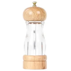 Hazzar Akrilik Ahşap Tuz Biber Değirmeni, Seramik, 16 Cm, Dsaa-160