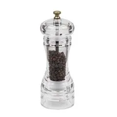 Hazzar Akrilik Tuz Biber Değirmeni, Seramik, 13,5 Cm, Dsa-135