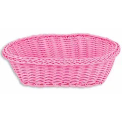 Epinox İnce Oval Sepet, 24x17x7 Cm, Pembe, İpls-24Op