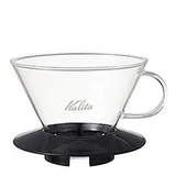 Kalita Wave Dripper 155, Cam, Siyah - Görsel 1