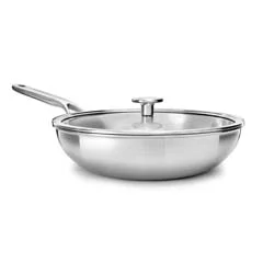 Kitchenaid Artisan Çelik 3 Katlı Wok Tava 28 cm, 3254
