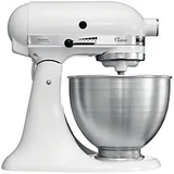 KitchenAid 5K45SSEWH Classic Stand Mikser, 4,3 Litre, Beyaz - Görsel 1