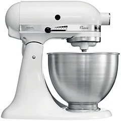 KitchenAid 5K45SSEWH Classic Stand Mikser, 4,3 Litre, Beyaz