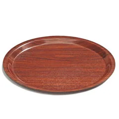 Koçel Lamine Kaymaz Tepsi Yuvarlak 38 cm
