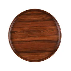 Koçel Lamine Yuvarlak Kaymaz Tepsi 42 cm
