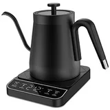Kumtel HCK-02 Elektrikli Isı Ayarlı Dijital Kettle, 0.8 L, Siyah, 1350 W - Görsel 1