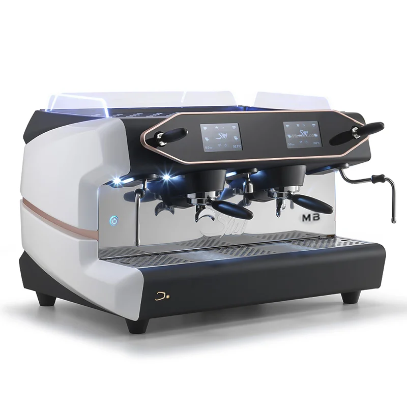 La San Marco D. Multiboiler 2 Gruplu Espresso Kahve Makinesi, İnci Beyazı