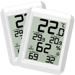 Loyka Elite2 Min Max Sıcaklık Nem Ölçer, 2'li Paket