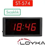 Loyka ST-574 Işıklı Termometre Saat - Görsel 1