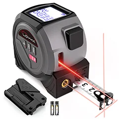 Loyka TP40 Lazer Mesafe Ölçerli Şerit Metre, 40m + 5m