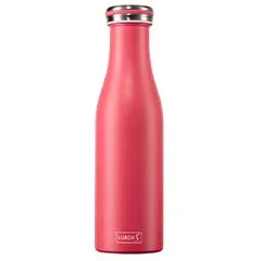 Lurch 240934 Paslanmaz Çelik Termos, Çift Cidarlı, Sızdırmaz, 500 ml, Mercan Pembe