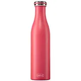 Lurch 240968 Paslanmaz Çelik Termos, Çift Cidarlı, Sızdırmaz, 750 ml, Mercan Pembesi - Görsel 1