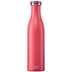 Lurch 240968 Paslanmaz Çelik Termos, Çift Cidarlı, Sızdırmaz, 750 ml, Mercan Pembesi