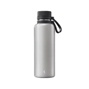 Lurch 270982 OutdoorPaslanmaz Çelik Termos, Çift Cidarlı, Sızdırmaz, 1 L, Granit Gri