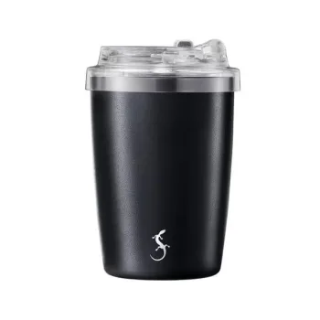 Lurch 270983 Coffee-To-Go Paslanmaz Çelik Termos, Çift Cidarlı, 300 ml, Mat Siyah