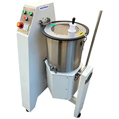 Mateka GPD 300T Gıda Parçalayıcı Cutter, 2 Hız Devirmeli, Trifaze, 20 L