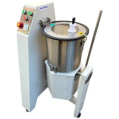 Mateka GPD 300T Gıda Parçalayıcı Cutter, 2 Hız Devirmeli, Trifaze, 20 L