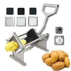 Mateka VC 1 Kollu Patates Dilimleme Makinesi, 3 Bıçak + Elma Dilim Bıçağı