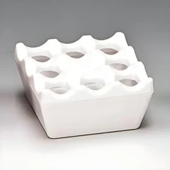 Zicco Melamin Küllük,9x9x4,5 cm, Beyaz