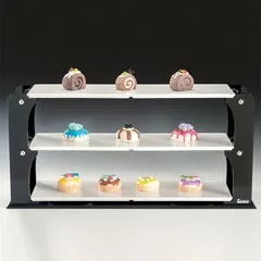 Zicco Melamin Tepsili Teşhir Standı, 20x80x37 cm