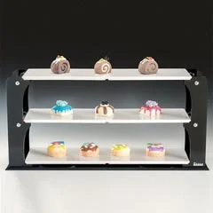 Zicco Melamin Tepsili Teşhir Standı, 20x80x37 cm