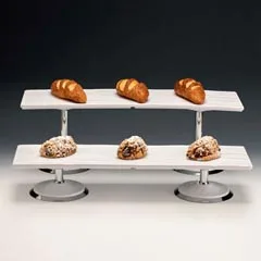 Zicco Melamin Tepsili Teşhir Standı, 65x19x21 cm
